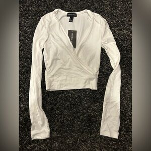 BNWT- White Long Sleeve Top